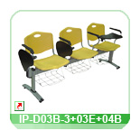 Linea sillas para el publico IP-D03B-3+03E+04B