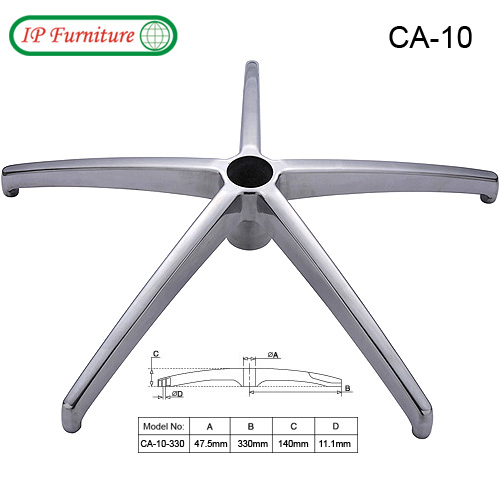 Aluminium chair base CA-10