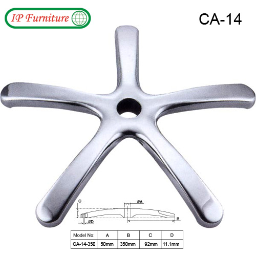 Aluminium chair base CA-14