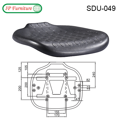 Seat shell for office chairs SDU-049